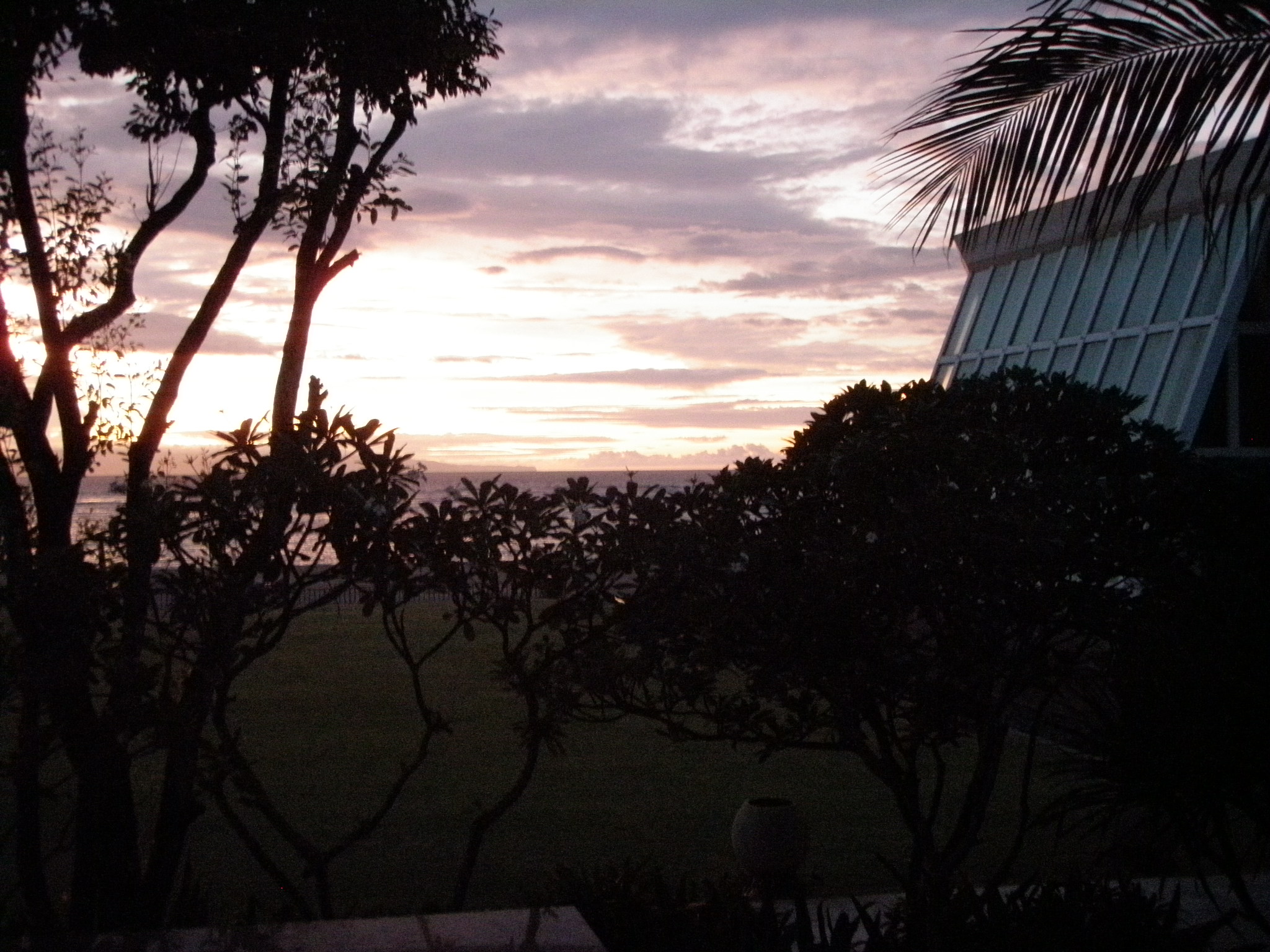 View from Room 3515 at dawn